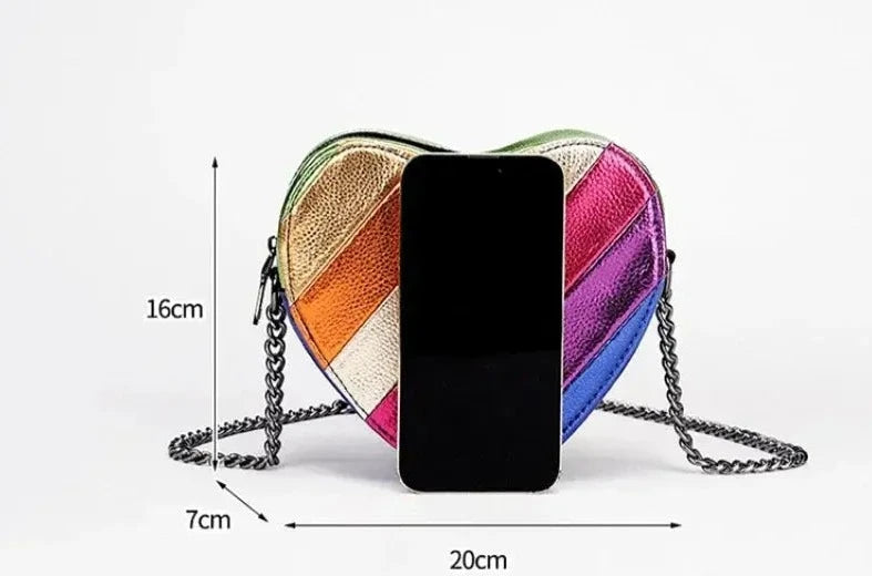 KURT GEIGER 2024 Shoulder Bag Contrast Rainbow Splice Crossbody Bag British Brand Designer Handbag Fashion Trend Women's Bag Les paniers et Cabas de Sophie