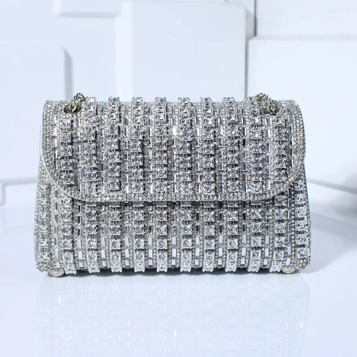 Luxury Designer Diamond Handbags Party Evening Clutch Purses For Women Versatile Rhinestone Shoulder Crossbody Chain Bag Les paniers et Cabas de Sophie