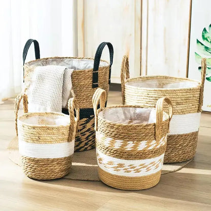 Panier Mir en Osier Fantaisie 3 Tailles - Pot de Fleur & Boîte de Rangement Les paniers et Cabas de Sophie