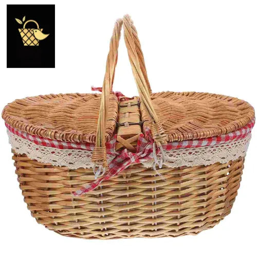 Panier Pique-Nique Osier 2 en 1 avec Couvercle Elegant et Pratique Les paniers et Cabas de Sophie