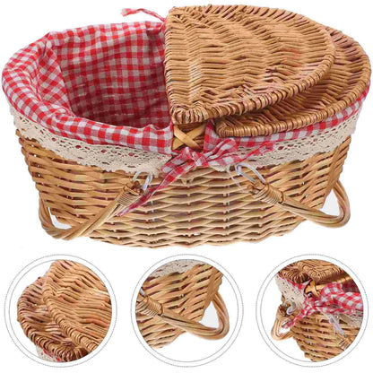 Panier Pique-Nique Osier 2 en 1 avec Couvercle Elegant et Pratique Les paniers et Cabas de Sophie