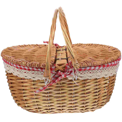 Panier Pique-Nique Osier 2 en 1 avec Couvercle Elegant et Pratique Les paniers et Cabas de Sophie