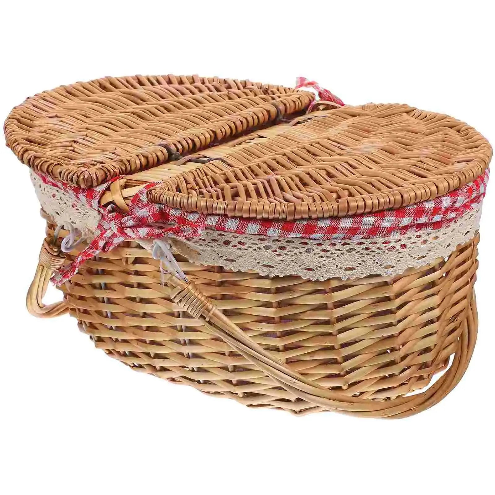 Panier Pique-Nique Osier 2 en 1 avec Couvercle Elegant et Pratique Les paniers et Cabas de Sophie