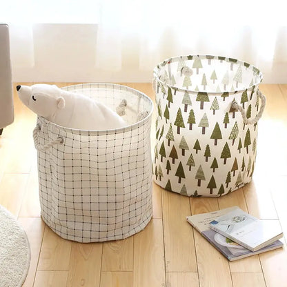 Panier à Linge Pliable 2 en 1 avec Design Écologique, Rangement Pratique! Les paniers et Cabas de Sophie