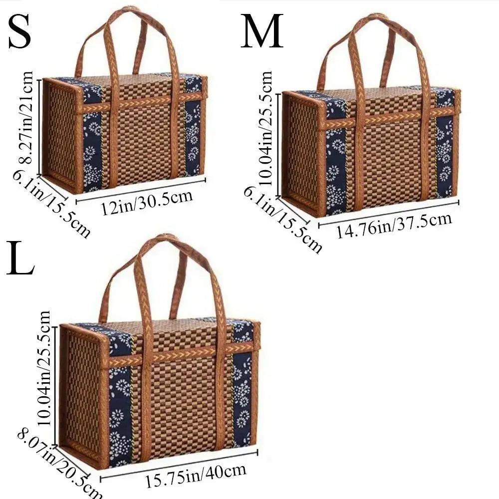 Panier de Rangement Portable en Rotin 2 en 1 - Pliable et Polyvalent Les paniers et Cabas de Sophie