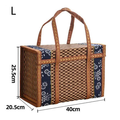 Panier de Rangement Portable en Rotin 2 en 1 - Pliable et Polyvalent Les paniers et Cabas de Sophie