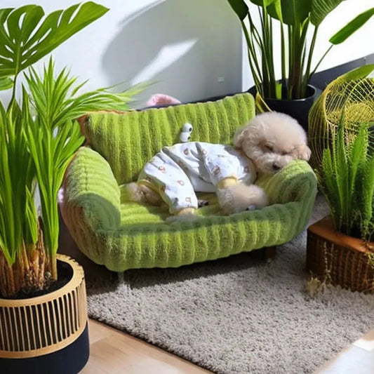 Puppy special sofa kennel winter warm pet Internet celebrity cat nest small dog dog sleeping mat cushion winter bed Les paniers et Cabas de Sophie